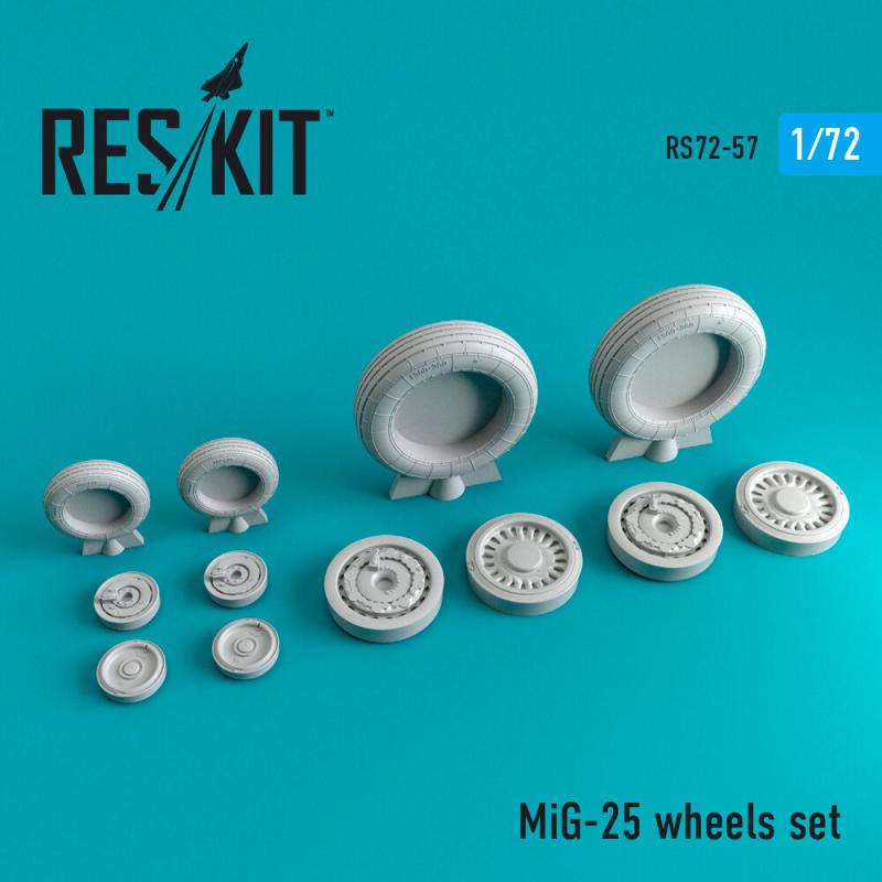 MiG-25 (weighted) wheels set