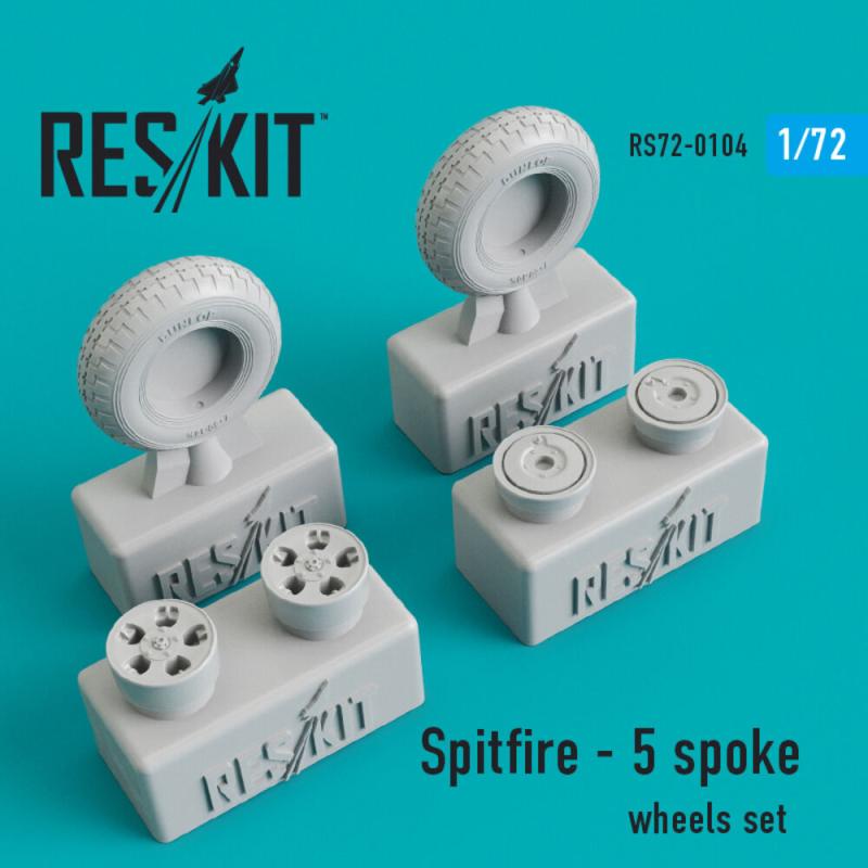 Spitfire (5 spoke) wheels set