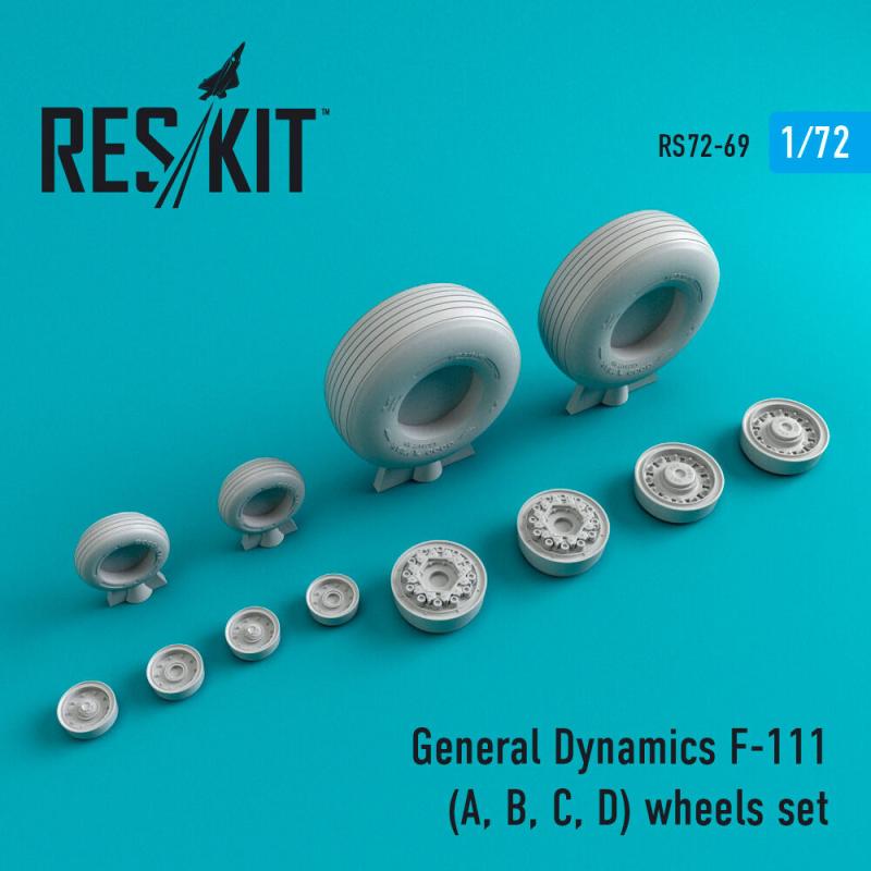 Tu-95 (Tu-142) - Wheels set (weighted)