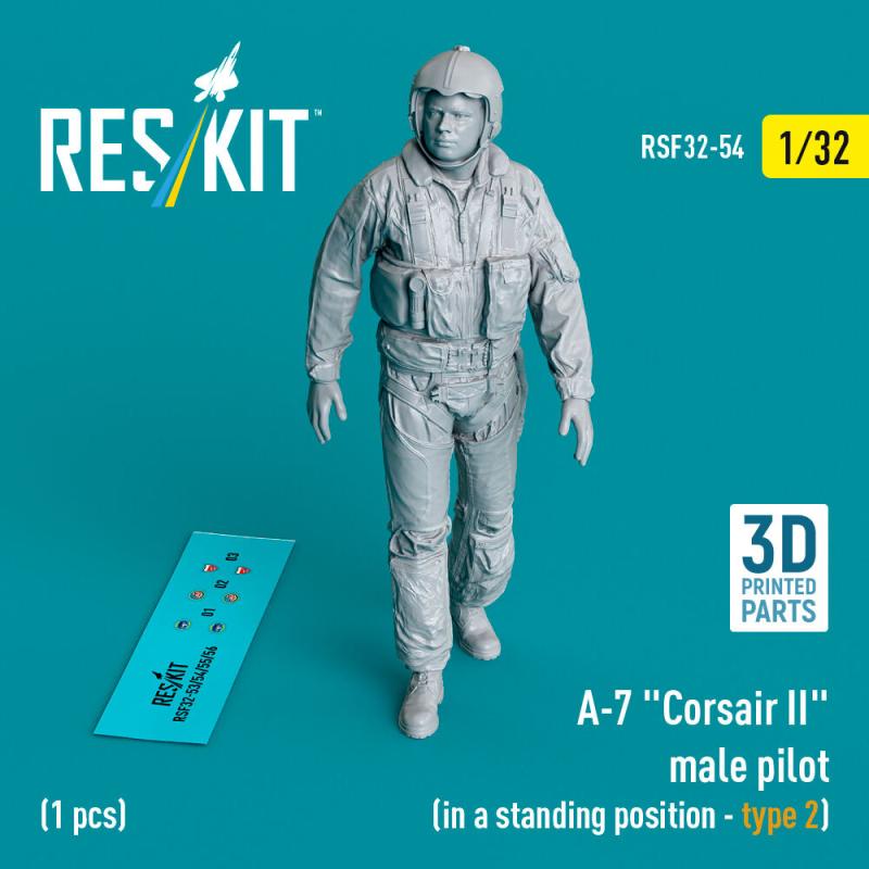 A-7 Corsair II – Male pilot (in a standing position – type 2) (1 pcs) (3D Printed)