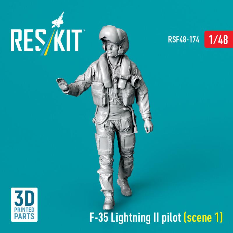 F-35 Lightning II - Pilot (scene 1) (3D Printed)