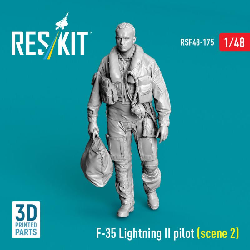 F-35 Lightning II - Pilot (scene 2) (3D Printed)