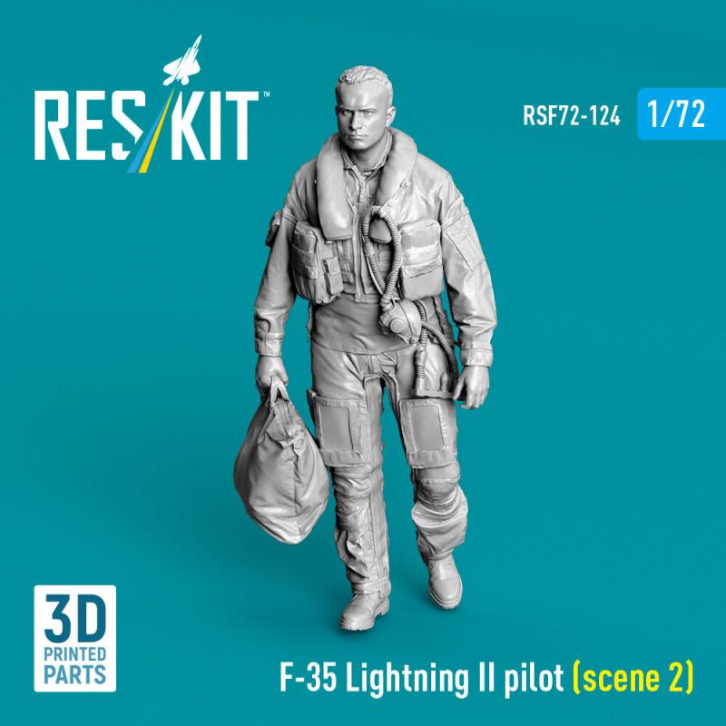 F-35 Lightning II - Pilot (scene 2) (3D Printed)