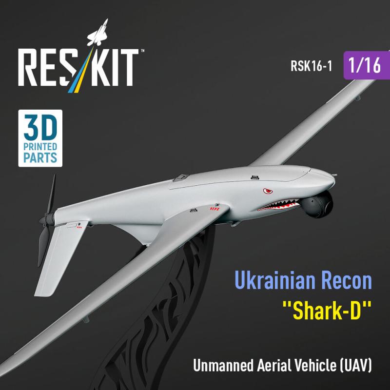 Ukrainian Recon Unmanned Aerial Vehicle (UAV) Shark-D (3D Printed) (1/16)