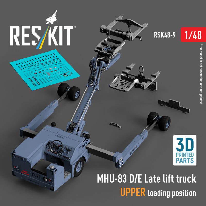 MHU-83 D/E Late lift truck UPPER loading position (3D Printed model kit)
