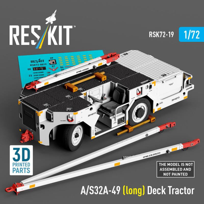 A/S32A-49 (long) Deck Tractor (3D Printed model kit)