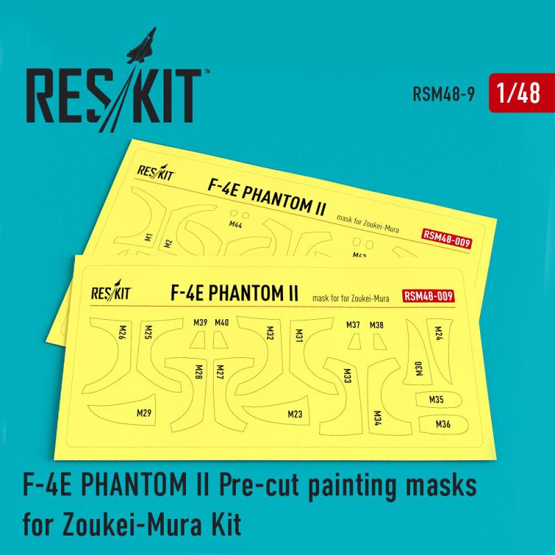 F-4E Phantom II - Pre-cut painting masks [Zoukei-Mura]