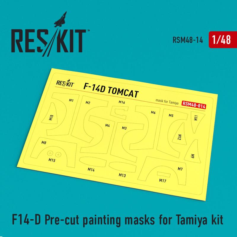 F-14D Tomcat - Pre-cut painting masks [Tamiya]