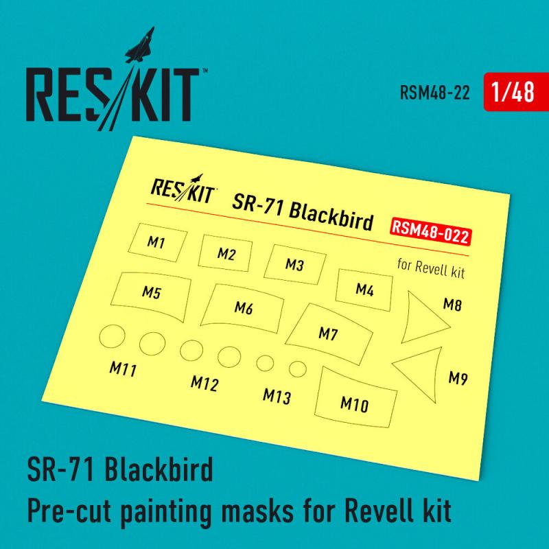 SR-71 Blackbird - Pre-cut painting masks [Revell]