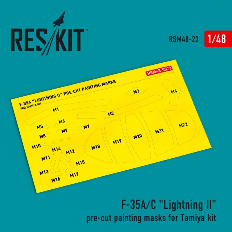 F-35 A/? Lightning II - Pre-cut painting masks [Tamiya]