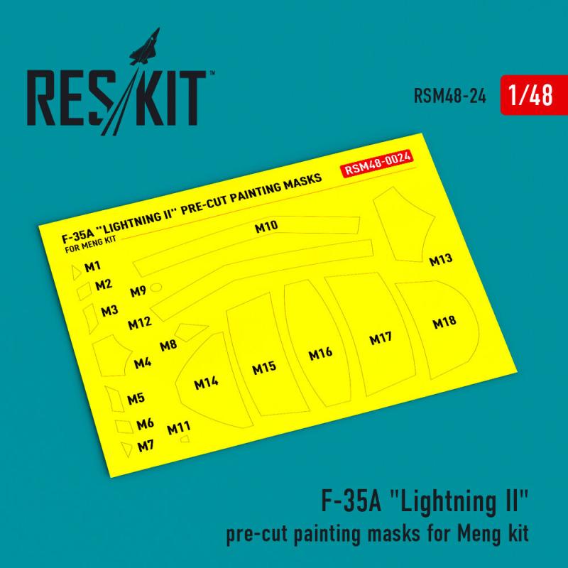 F-35A Lightning II - Pre-cut painting masks [Meng Models]