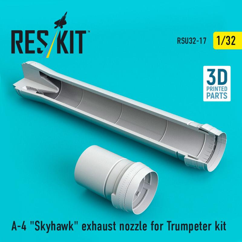 A-4 Skyhawk exhaust nozzle [Trumpeter] (3D Printed)