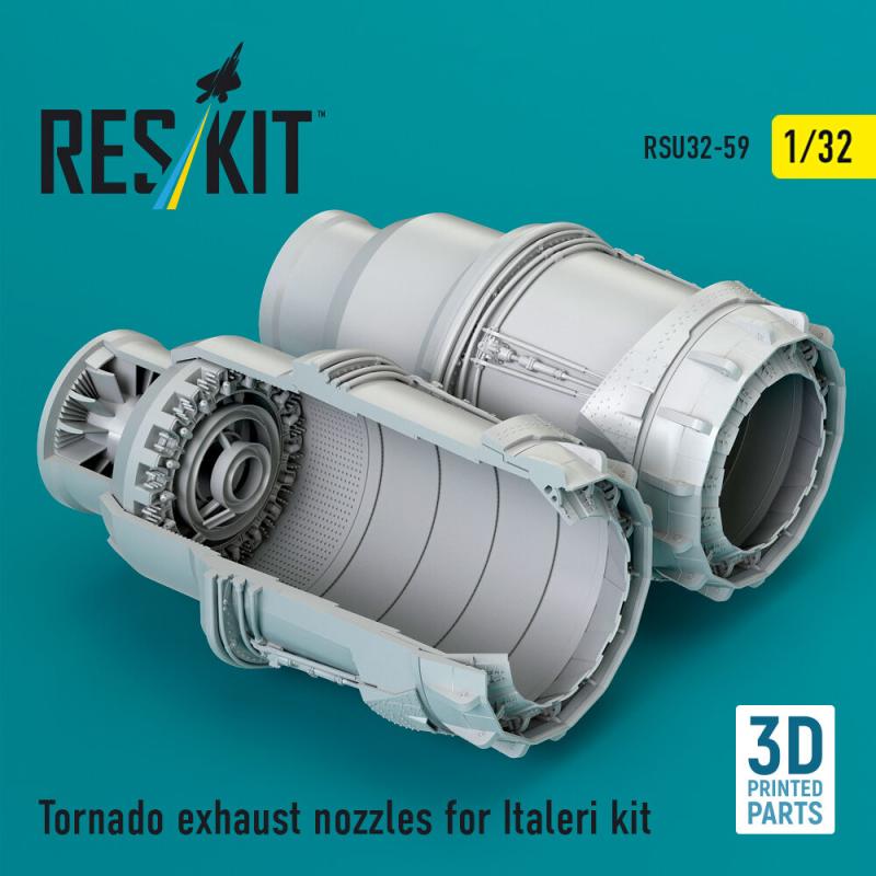 Tornado exhaust nozzles [Italeri] (3D Printed)