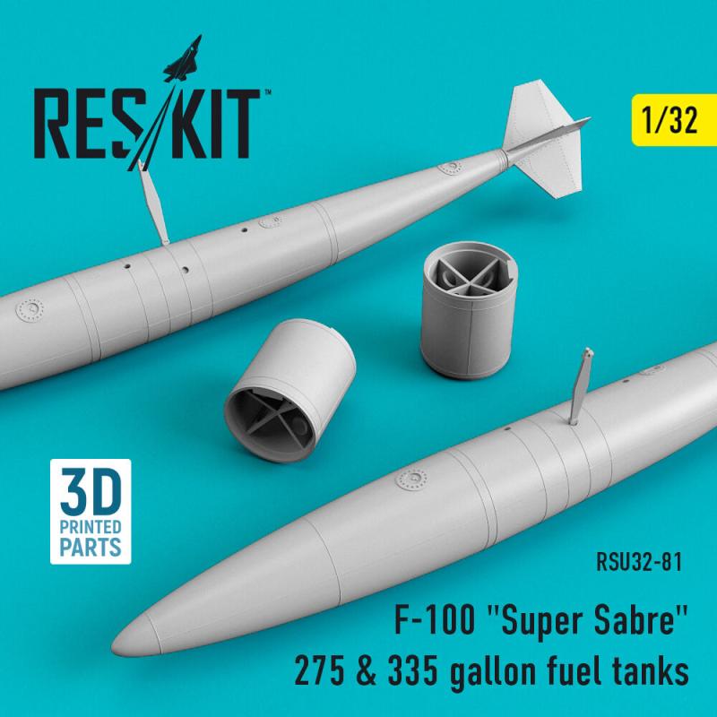 F-100 Super Sabre 275 & 335 gallon fuel tanks