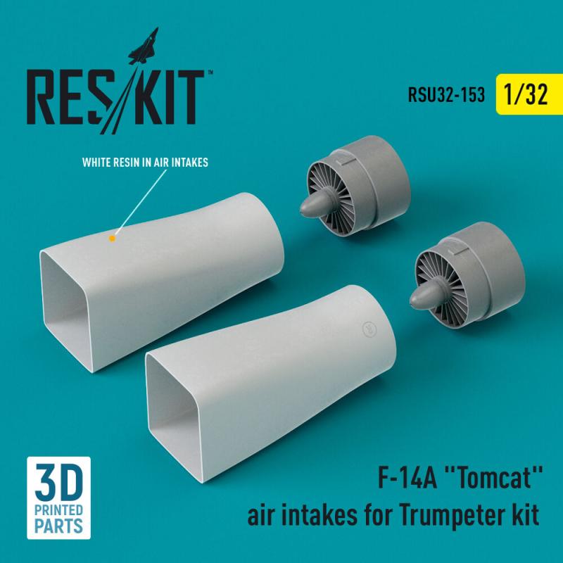 F-14A Tomcat air intakes [Trumpeter] (3D Printed)