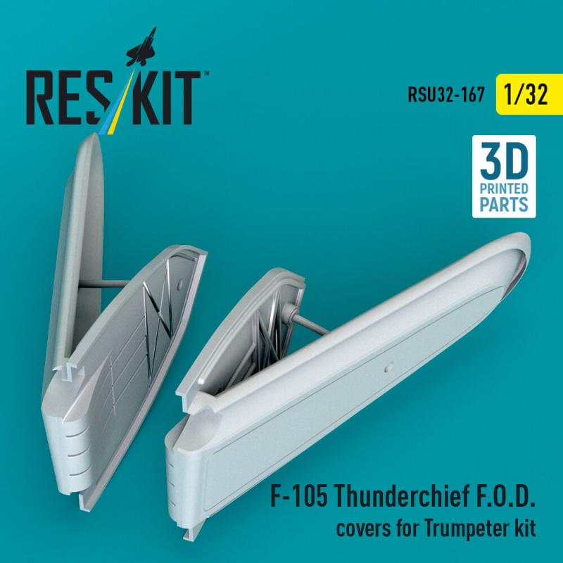 F-105 Thunderchief F.O.D. covers [Trumpeter] (3D Printed)