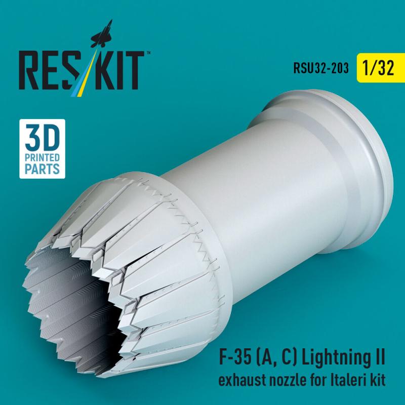 F-35 (A, ?) Lightning II - Exhaust nozzle [Italeri] (3D Printed)
