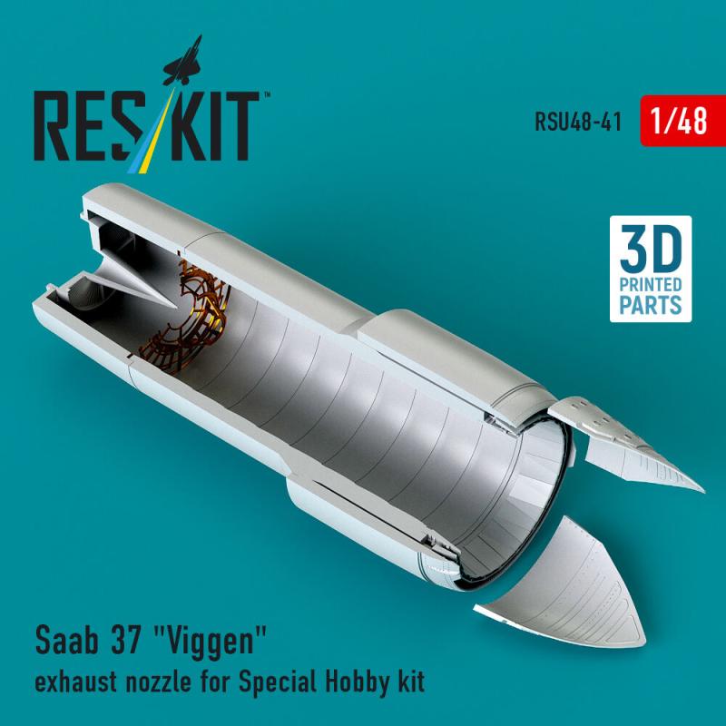 Saab 37 Viggen exhaust nozzle [Special Hobby] (3D Printed)