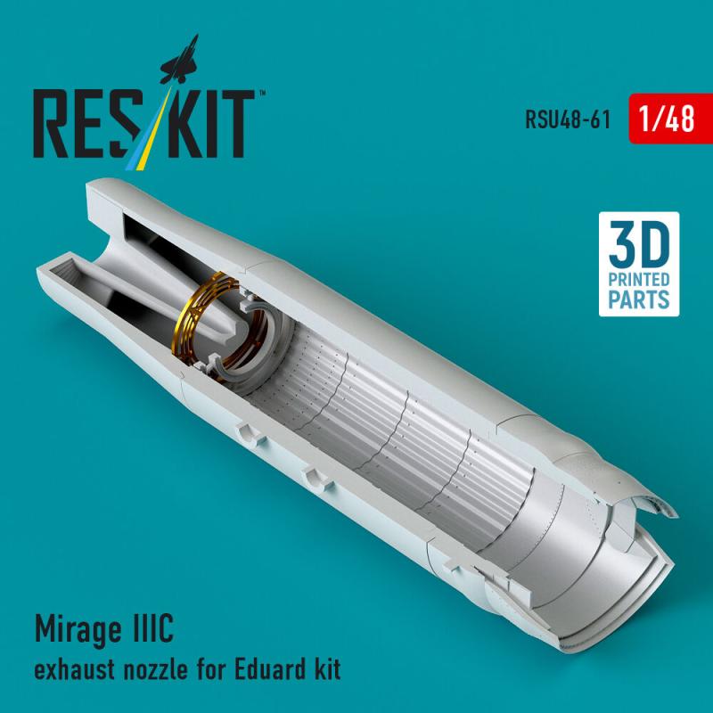 Mirage IIIC - Exhaust nozzle [Eduard] (3D Printed)