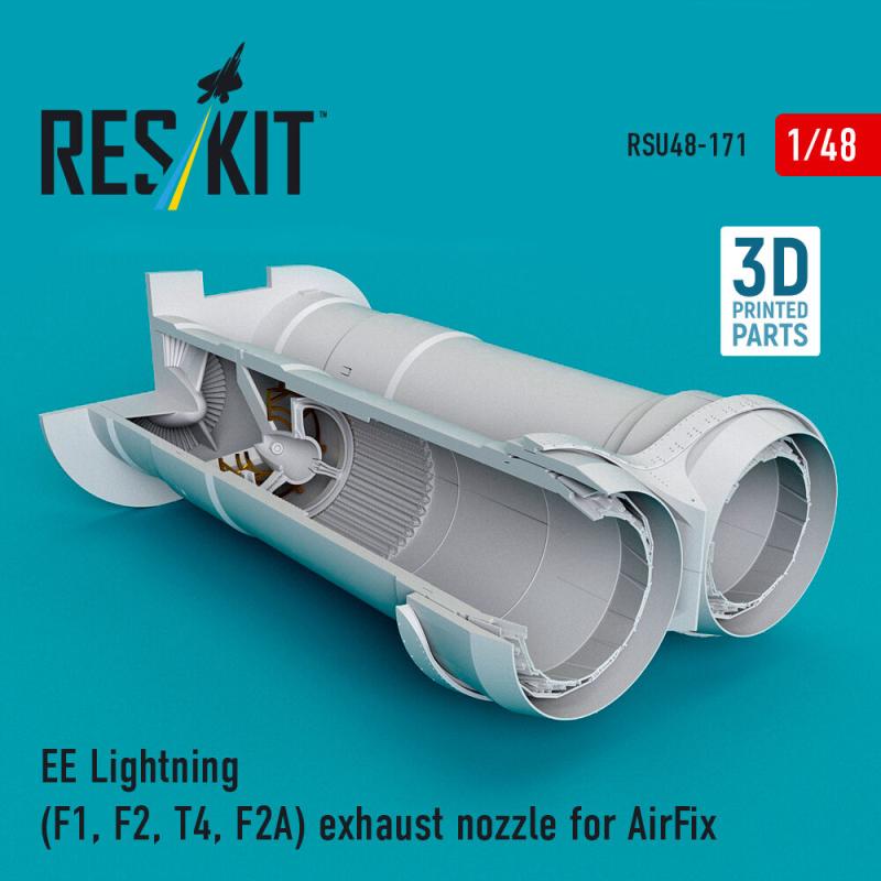 EE Lightning (F1, F2, T4, F2A) exhaust nozzle [Airfix] (3D Printed)