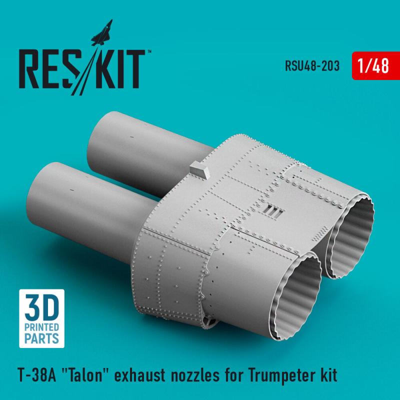 T-38A Talon exhaust nozzles [Trumpeter] (3D Printed)