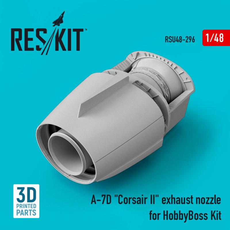 A-7D Corsair II exhaust nozzle [HobbyBoss] (3D Printed)