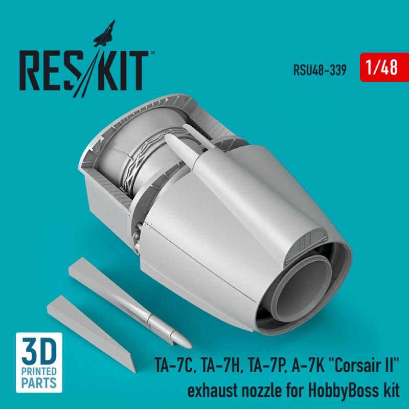 TA-7C, TA-7H, TA-7P, A-7K Corsair II exhaust nozzle [HobbyBoss] (3D Printed)