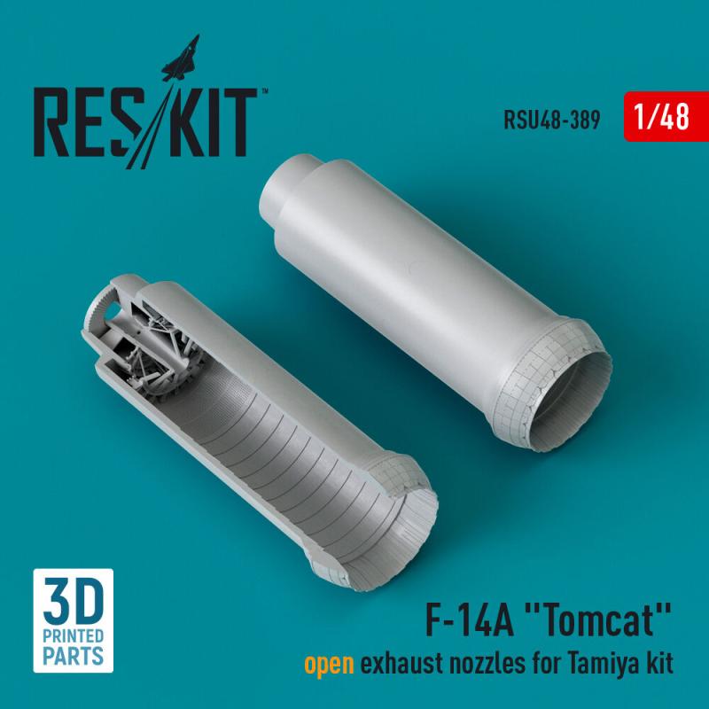 F-14A Tomcat - Open exhaust nozzles [Tamiya] (3D Printed)