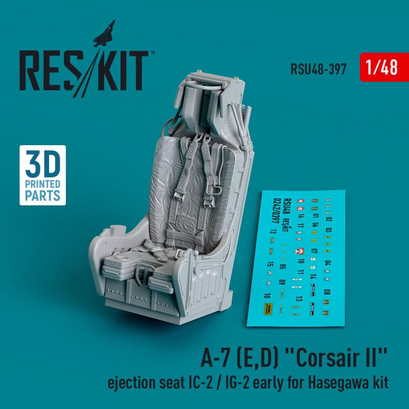 A-7 (E,D) Corsair II ejection seat IC-2 / IG-2 early [Hasegawa] (3D Printed)
