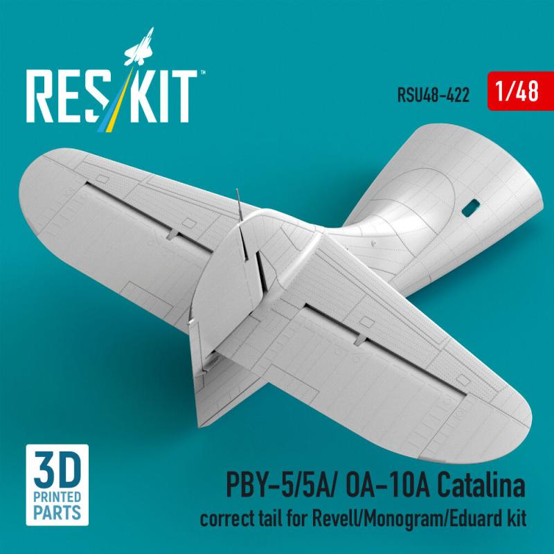 PBY-5/5A/OA-10A Catalina - Correct tail (3D Printed) [Revell / Monogram / Eduard]