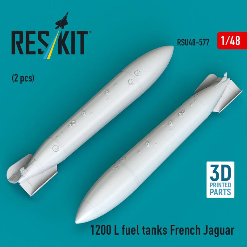 1200 L fuel tanks French Jaguar (2 pcs) (3D Printed)