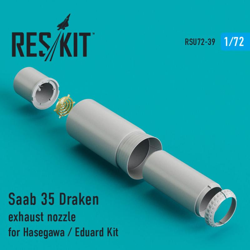 Saab 35 Draken - Exhaust nozzle [Hasegawa/Revell]