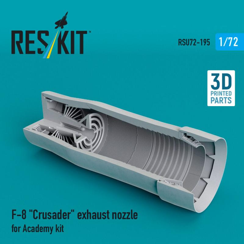 F-8 Crusader - Exhaust nozzle [Academy] (3D Printed)