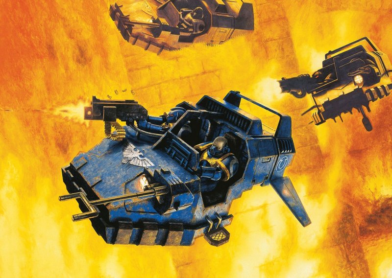 Modellbausatz Warhammer 40000 Space Marine Speeder Strike Revell-00081
