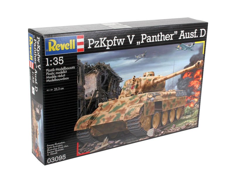 Kit Modélisme Panther Ausf. G Revell - Char Militaire 1:35 Avec Peinture & Colle | Version Précoce/Tardive