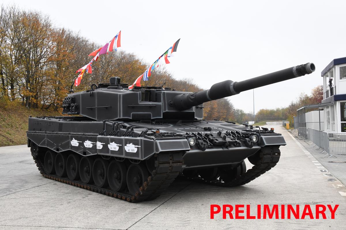 Leopard 2A4 – Special Decoration 40th anniversary