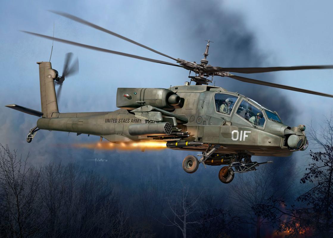 Ap 24 günstig Kaufen-AH-64A Apache. AH-64A Apache <![CDATA[Revell / 03824 / 1:144]]>. 