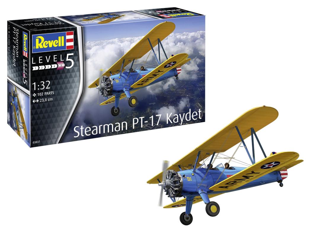 Man at günstig Kaufen-Stearman PT-17 Kaydet. Stearman PT-17 Kaydet <![CDATA[Revell / 03837 / 1:32]]>. 