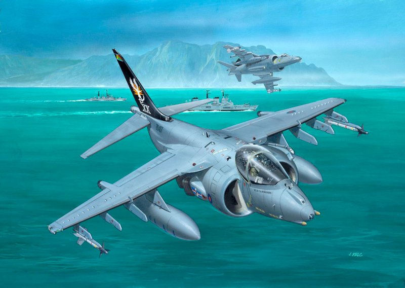Modellbau: Revell BAe Harrier GR.7