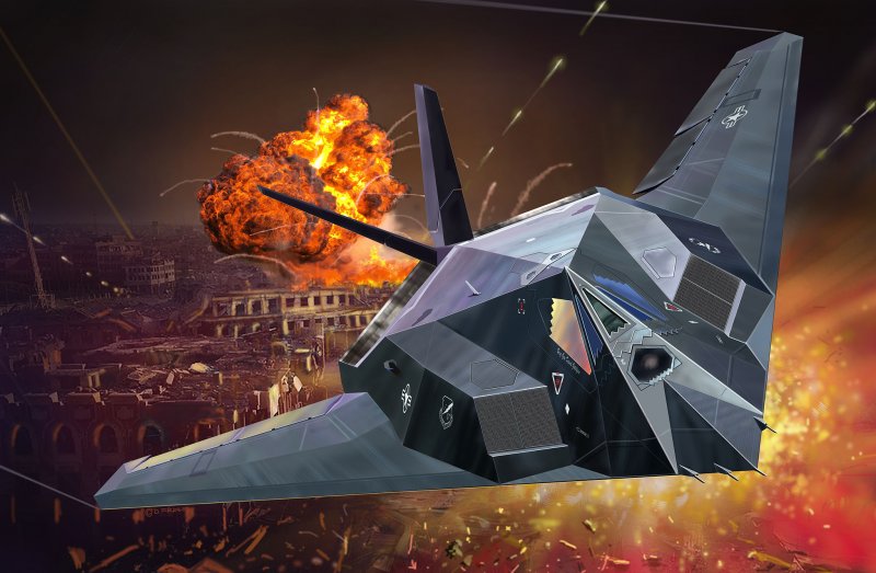 REV 03899 günstig Kaufen-F-117 Stealth Fighter. F-117 Stealth Fighter <![CDATA[Revell / 03899 / 1:72]]>. 