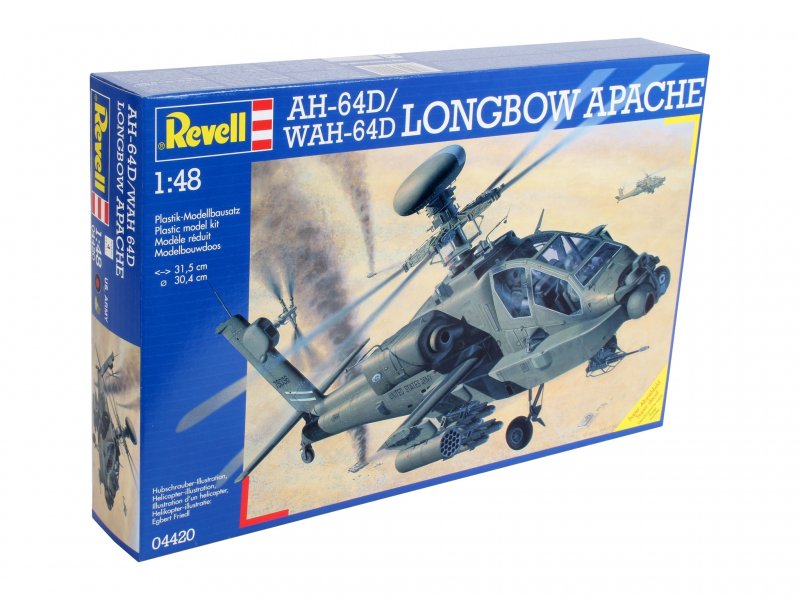 Revell Modellbausatz Hubschrauber AH-64D Longbow Apache Level 4 Maßstab 1:48