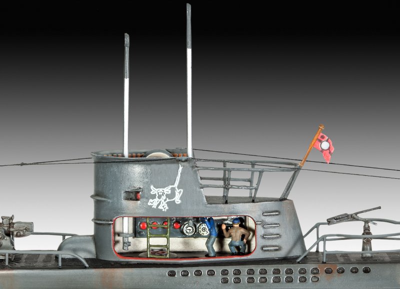 U47 Günther Prien プラモデル 1/144 Revell 05060 German U-Boat U-47 'Günther Prien' with