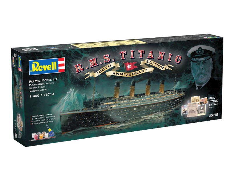 4009803057156 - Geschenkset 100 Jahre Titanic incl Titanic Extras Modellbausatz mit Basiszubehör im Maßstab 1400 262 Teile 67 cm 4009803057156 - Geschenkset 100 Jahre Titanic incl Titanic Extras Modellbausatz mit Basiszubehör im Maßstab 1400 262 Teile 67 cm