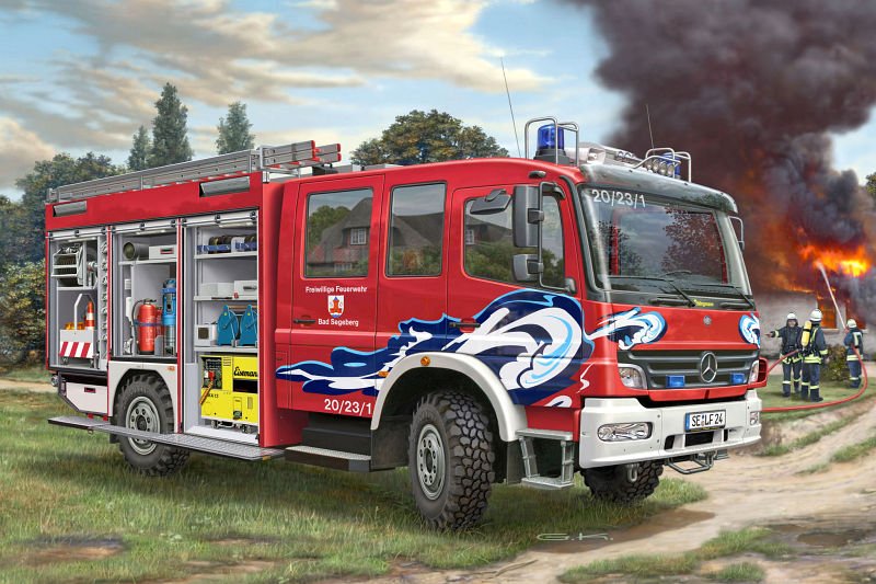 AF 2 günstig Kaufen-Schlingmann Feuerwehrfahrzeuge TLF 16/25 Mercedes Benz Atego 1529 AF. Schlingmann Feuerwehrfahrzeuge TLF 16/25 Mercedes Benz Atego 1529 AF <![CDATA[Revell / 07586 / 1:24]]>. 