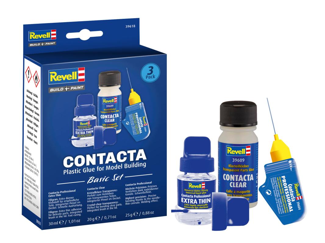 Contacta Glue Basic Set /  3 Pack Revell Modellbau-Kleber