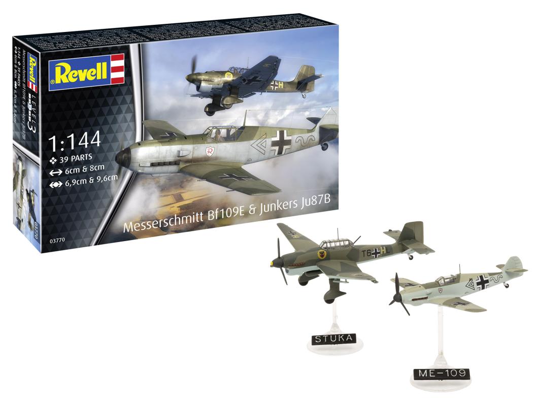 4009803563770 - Model Set - Messerschmitt Bf 109E & Junkers Ju 87B Stuka 4009803563770 - Model Set - Messerschmitt Bf 109E & Junkers Ju 87B Stuka