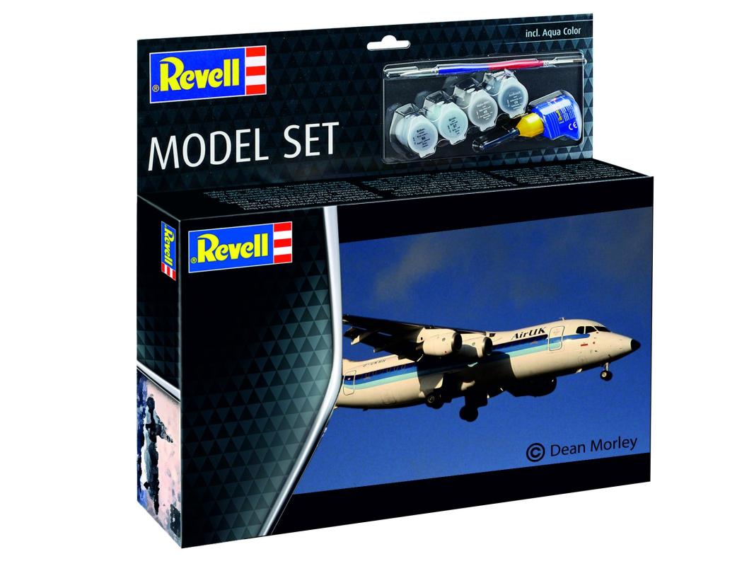SET 14 günstig Kaufen-Model Set - BAe 146 (RJ85). Model Set - BAe 146 (RJ85) <![CDATA[Revell / 63791 / 1:144]]>. 