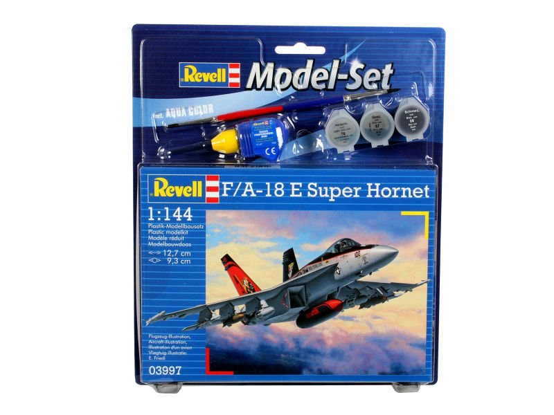 SET 14 günstig Kaufen-Model Set F/A-18E Super Hornet. Model Set F/A-18E Super Hornet <![CDATA[Revell / 63997 / 1:144]]>. 