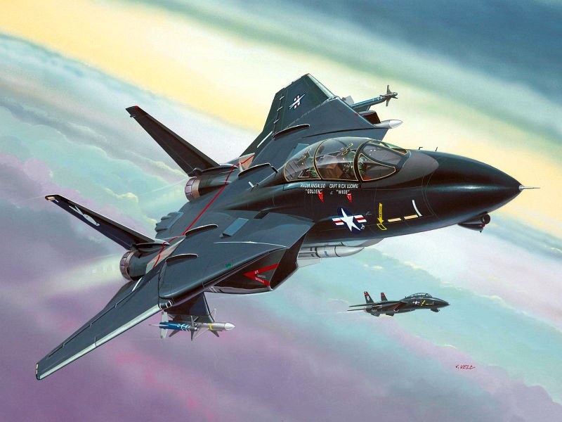 MC 4 günstig Kaufen-Model Set F-14A Black Tomcat. Model Set F-14A Black Tomcat <![CDATA[Revell / 64029 / 1:144]]>. 