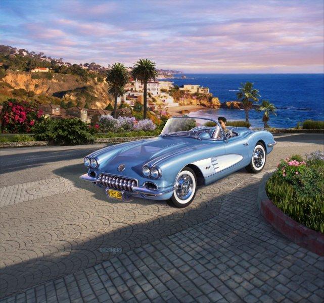 Model Set ´58 Corvette Roadster